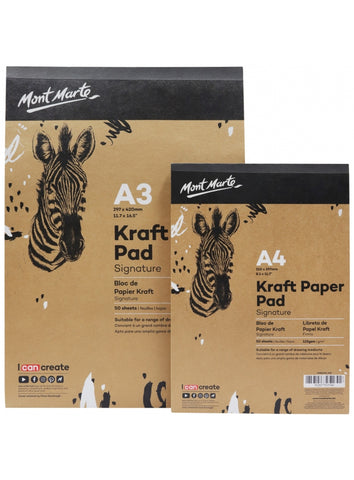 Signature Kraft Paper Pad - A4 (8.3 x 11.7 in.) – Harepin Creative
